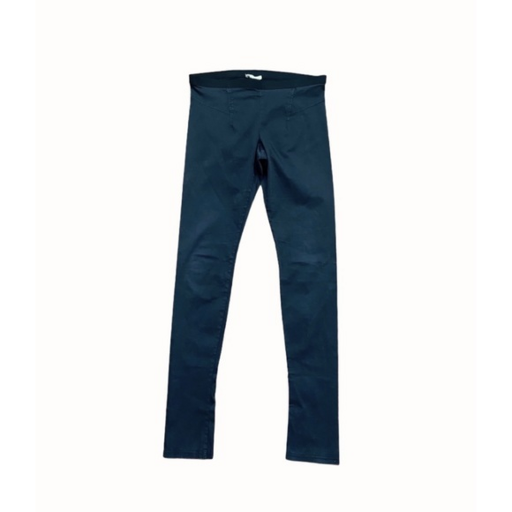 Helmut Lang Black Pull On Skinny Leggings Pants‎